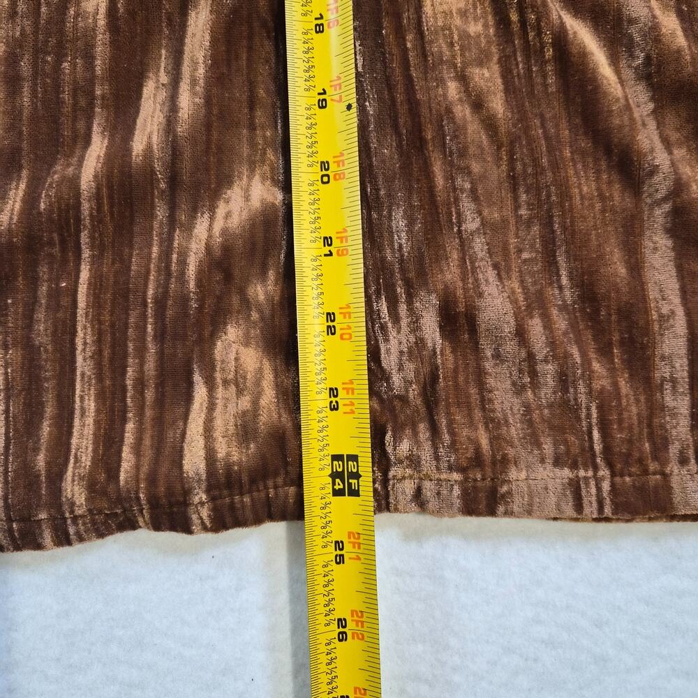 NWT Elodie Velvet Sleevless Mini Dress Clay Brown V-Neck Size Medium Juniors - Picture 12 of 12